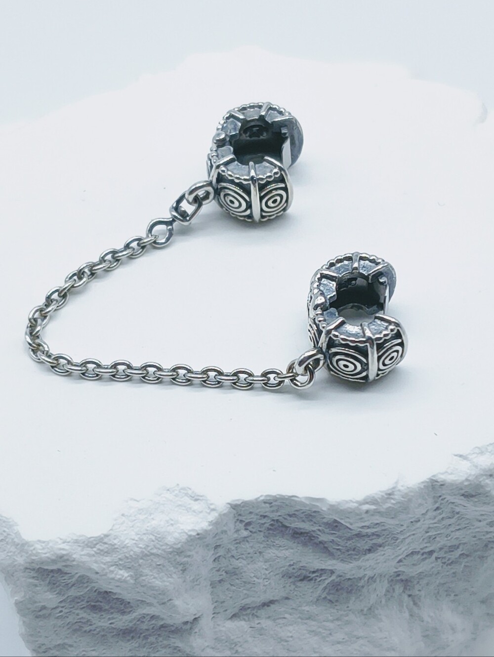 Vintage Retired Pandora Dreamer Clip Safety Chain